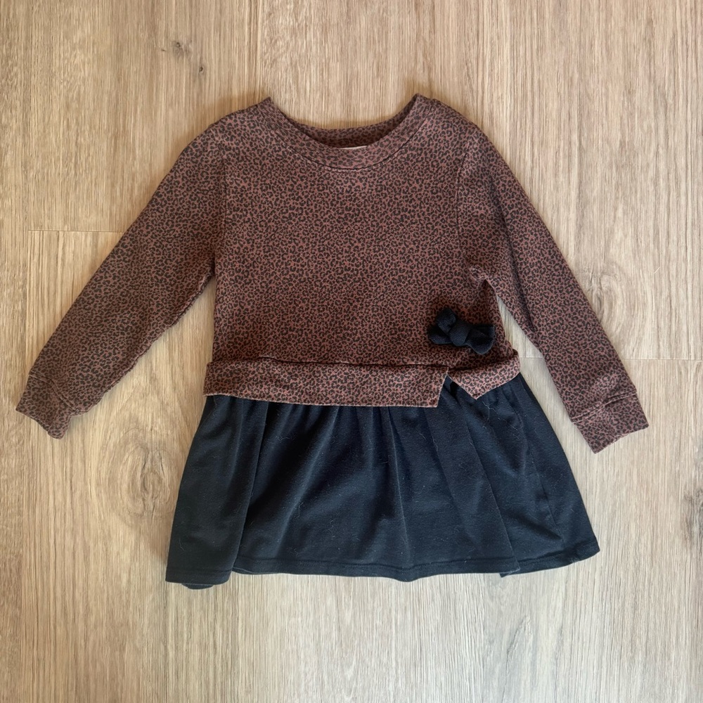Splendid Cheetah print dress Toddler size 3T